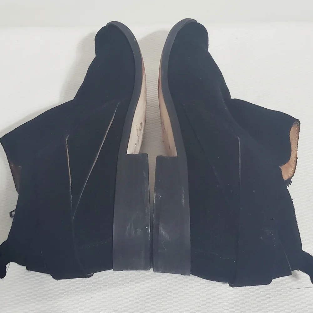 Corso Como Black Suede Ankle Boots 7.5